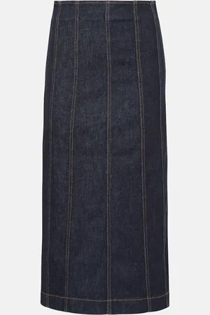 VERONICA BEARD Fiona denim maxi skirt