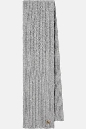 Gucci Ribbed-knit wool and cashmere scarf