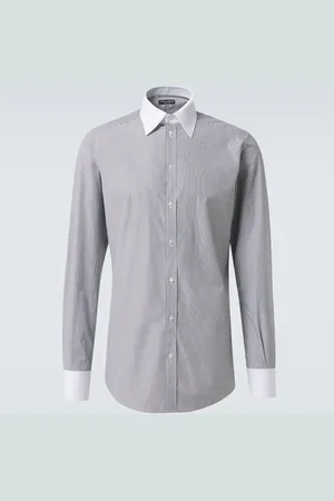 Dolce & Gabbana Striped cotton poplin shirt
