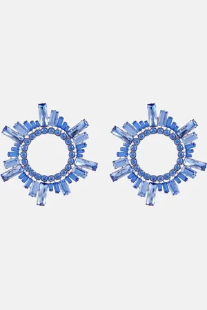 Amina Muaddi Begum crystal-embellished earrings