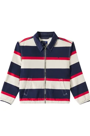 Ralph Lauren Bayport striped cotton windbreaker