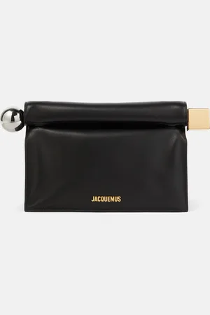 Jacquemus La Pochette Rond CarrÃ© leather clutch