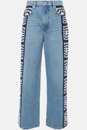 Frame Le Jane Crop Crochet straight jeans