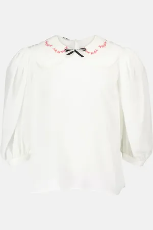 Miu Miu Silk crÃªpe de chine top