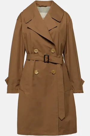 Max Mara Cotton-blend twill trench coat