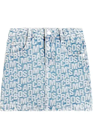 Marc Jacobs Logo jacquard denim skirt