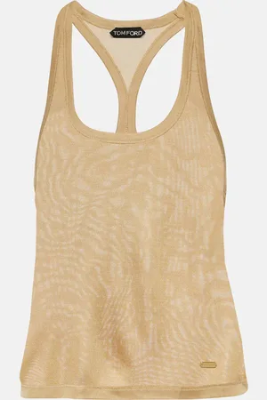 Tom Ford Micro-Rib silk jersey tank top
