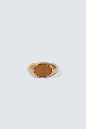 DRIES VAN NOTEN Stone Signet ring