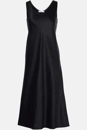 Max Mara Banjo silk satin midi dress