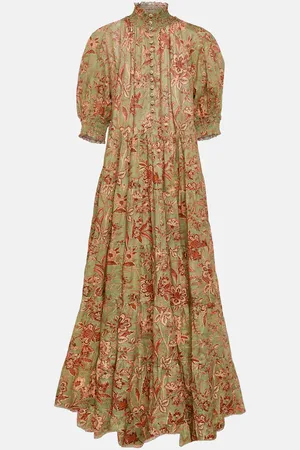 ZIMMERMANN Junie floral cotton maxi dress