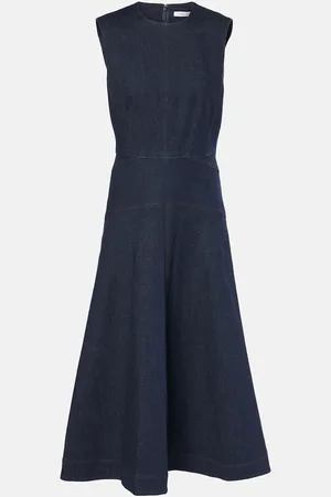 VERONICA BEARD Karrigan denim midi dress