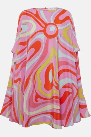 Puccini Marmo silk kaftan