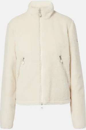 Moncler Polignac cropped teddy down jacket