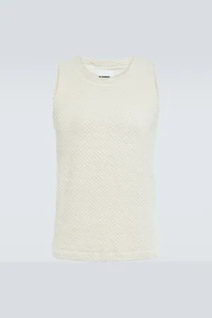 Jil Sander Cotton-blend tank top