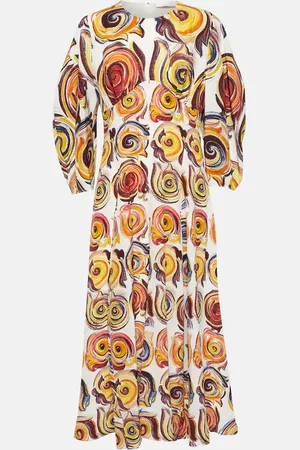 Chloé Printed silk maxi dress