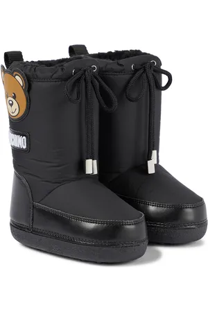Moschino Faux shearling-lined snow boots