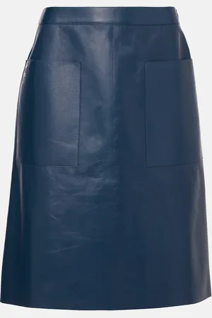Salvatore Ferragamo Leather pencil skirt