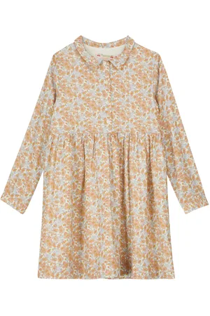 BONPOINT Long-sleeved floral dress
