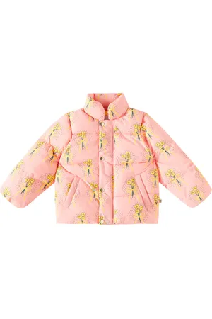 Mini Rodini Winter Flowers puffer jacket