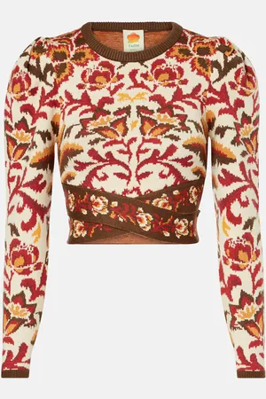 Farm Rio Floral cropped top