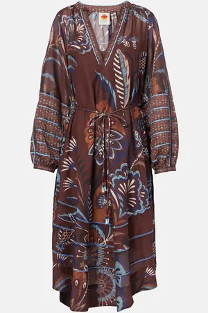 Farm Rio Delicate Garden printed maxi dress