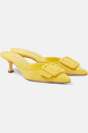 Manolo Blahnik Maysale 50 leather mules