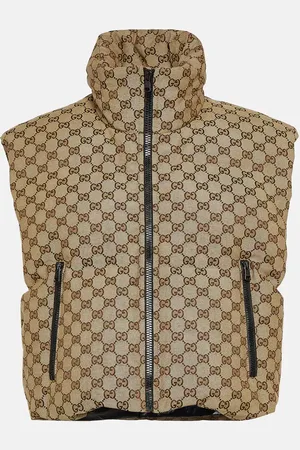 Gucci GG canvas puffer vest