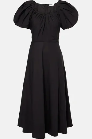 ULLA JOHNSON Imara cotton midi dress
