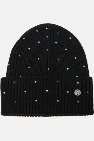 VERSACE Embellished wool beanie