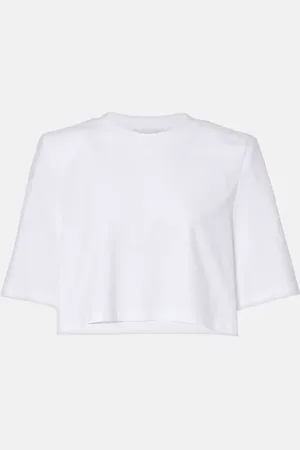 Isabel Marant Zaely cropped cotton jersey T-shirt