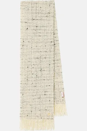 VALENTINO VLogo wool-blend scarf