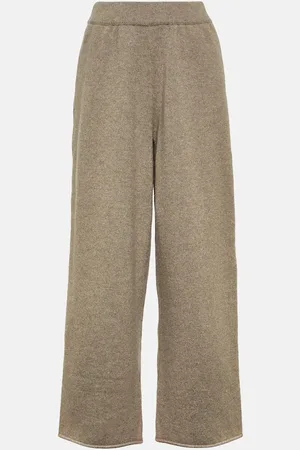 The Row Emely cashmere wide-leg pants