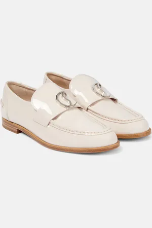 Christian Louboutin CL Moc patent leather loafers
