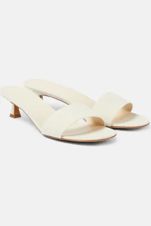 The Row Combo Kitten satin sandals