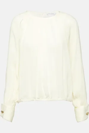Max Mara Narvel silk crÃªpe top