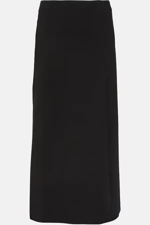 The Row Flores asymmetric scuba maxi skirt