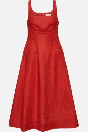 Chloé Linen midi dress