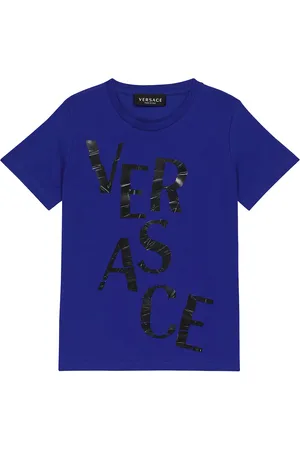 VERSACE Logo cotton jersey T-shirt