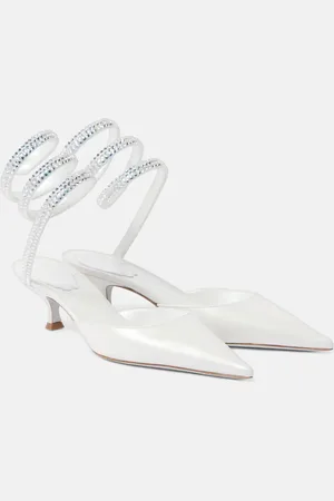 RENE CAOVILLA Cleo embellished leather sandals