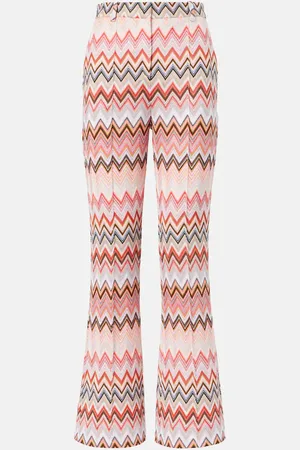 Missoni Zigzag cotton-blend straight pants