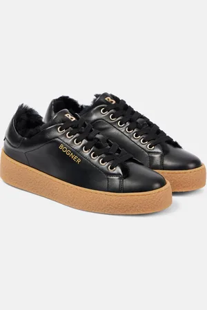Bogner Lucerne shearling-lined leather sneakers