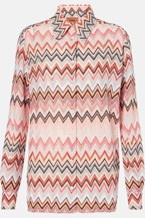 Missoni Zig Zag cotton-blend shirt
