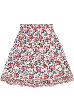 Louise Misha Anneta floral cotton midi skirt