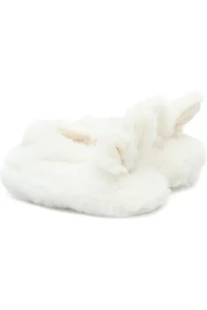 BONPOINT Baby faux-fur slippers