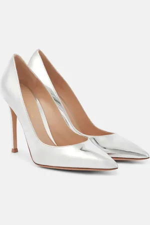 Gianvito Rossi Gianvito 105 metallic leather pumps