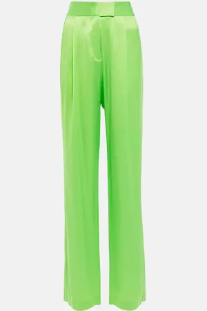 The Sei High-rise wide-leg silk satin pants