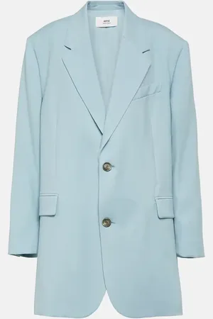 Ami Single-breasted virgin wool blazer