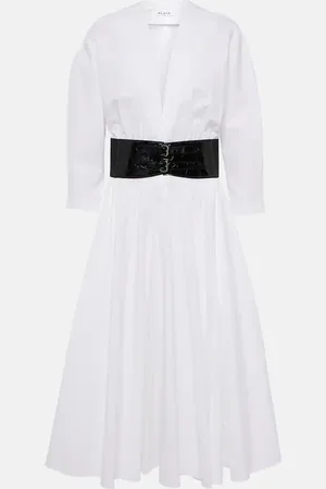 Alaïa Cotton midi dress