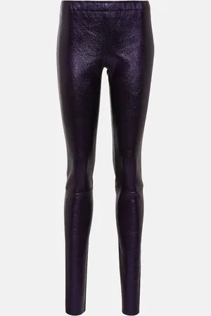 Stouls Carolyn metallic leather leggings