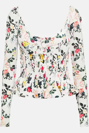 Paco rabanne Floral peplum top